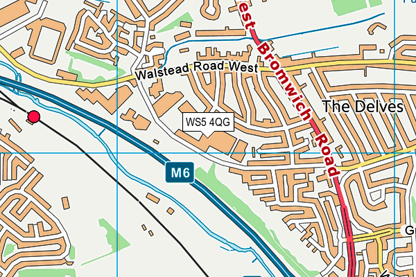 WS5 4QG map - OS VectorMap District (Ordnance Survey) WS5 4QG map - OS VectorMap District (Ordnance Survey)