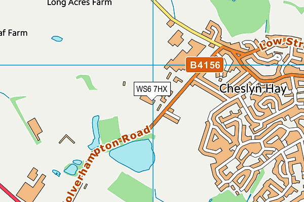 WS6 7HX map - OS VectorMap District (Ordnance Survey) WS6 7HX map - OS VectorMap District (Ordnance Survey)