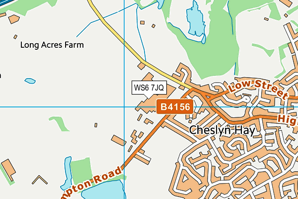 WS6 7JQ map - OS VectorMap District (Ordnance Survey) WS6 7JQ map - OS VectorMap District (Ordnance Survey)