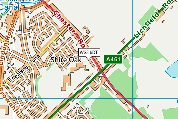 WS8 6DT map - OS VectorMap District (Ordnance Survey) WS8 6DT map - OS VectorMap District (Ordnance Survey)