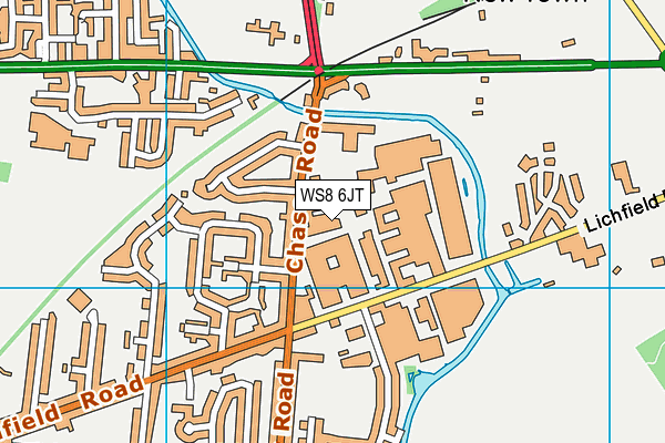 WS8 6JT map - OS VectorMap District (Ordnance Survey) WS8 6JT map - OS VectorMap District (Ordnance Survey)