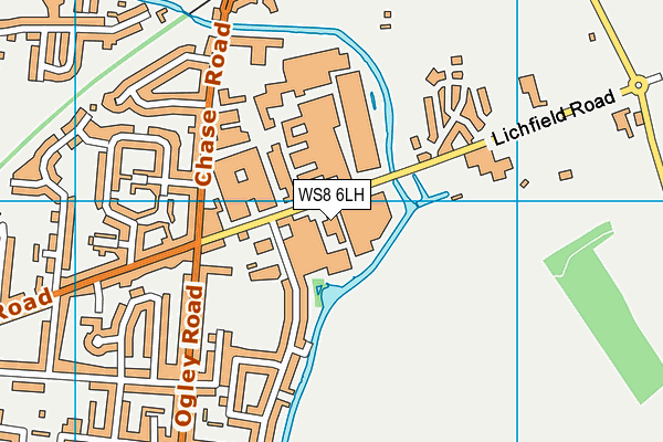 WS8 6LH map - OS VectorMap District (Ordnance Survey) WS8 6LH map - OS VectorMap District (Ordnance Survey)