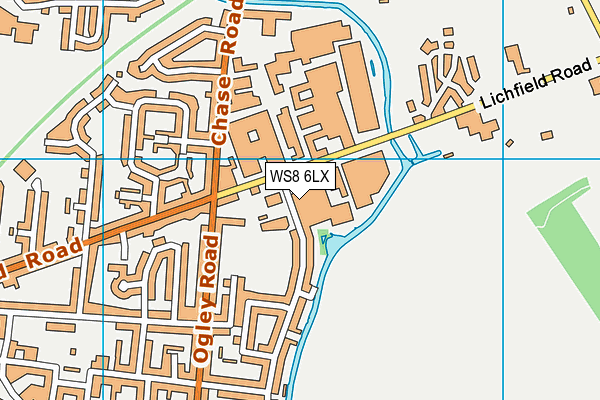 WS8 6LX map - OS VectorMap District (Ordnance Survey) WS8 6LX map - OS VectorMap District (Ordnance Survey)