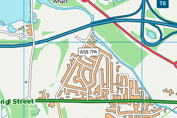 WS8 7PA map - OS VectorMap District (Ordnance Survey) WS8 7PA map - OS VectorMap District (Ordnance Survey)
