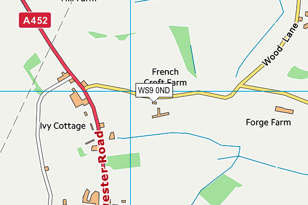WS9 0ND map - OS VectorMap District (Ordnance Survey) WS9 0ND map - OS VectorMap District (Ordnance Survey)