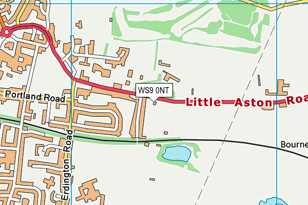 WS9 0NT map - OS VectorMap District (Ordnance Survey) WS9 0NT map - OS VectorMap District (Ordnance Survey)