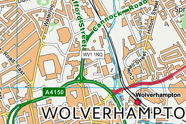 WV1 1NQ map - OS VectorMap District (Ordnance Survey) WV1 1NQ map - OS VectorMap District (Ordnance Survey)