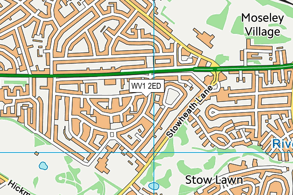 WV1 2ED map - OS VectorMap District (Ordnance Survey) WV1 2ED map - OS VectorMap District (Ordnance Survey)