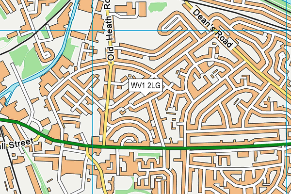 WV1 2LG map - OS VectorMap District (Ordnance Survey) WV1 2LG map - OS VectorMap District (Ordnance Survey)