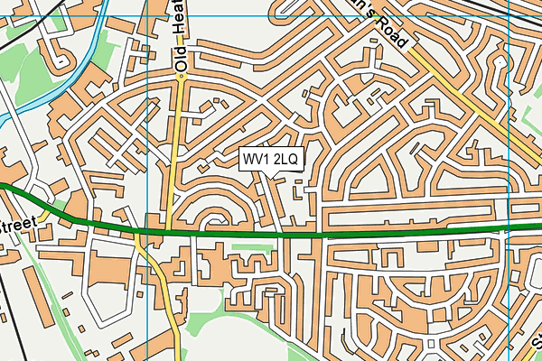 WV1 2LQ map - OS VectorMap District (Ordnance Survey) WV1 2LQ map - OS VectorMap District (Ordnance Survey)