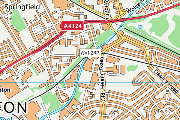 WV1 2RP map - OS VectorMap District (Ordnance Survey) WV1 2RP map - OS VectorMap District (Ordnance Survey)