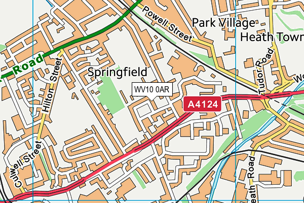 WV10 0AR map - OS VectorMap District (Ordnance Survey) WV10 0AR map - OS VectorMap District (Ordnance Survey)