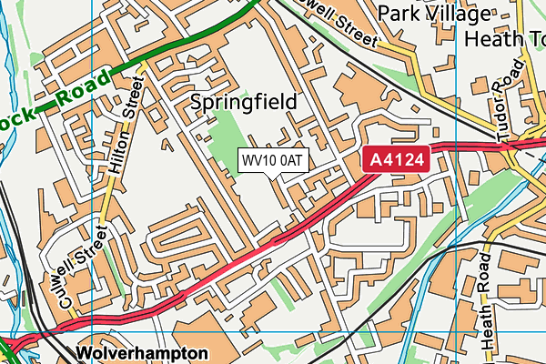 WV10 0AT map - OS VectorMap District (Ordnance Survey) WV10 0AT map - OS VectorMap District (Ordnance Survey)