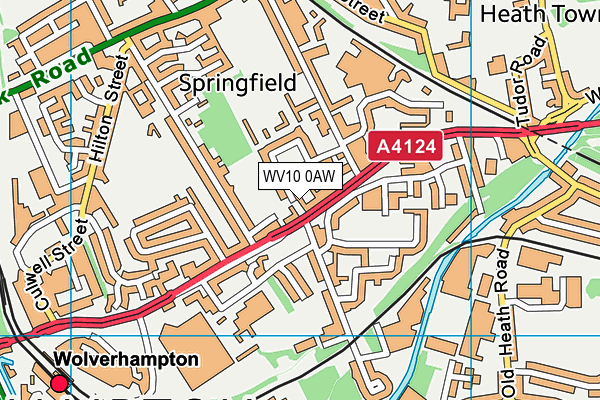 WV10 0AW map - OS VectorMap District (Ordnance Survey) WV10 0AW map - OS VectorMap District (Ordnance Survey)