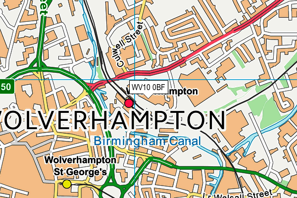 WV10 0BF map - OS VectorMap District (Ordnance Survey) WV10 0BF map - OS VectorMap District (Ordnance Survey)