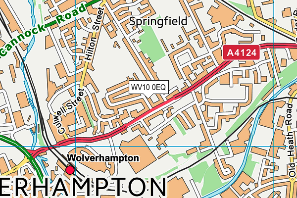 WV10 0EQ map - OS VectorMap District (Ordnance Survey) WV10 0EQ map - OS VectorMap District (Ordnance Survey)