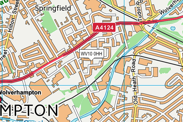 WV10 0HH map - OS VectorMap District (Ordnance Survey) WV10 0HH map - OS VectorMap District (Ordnance Survey)