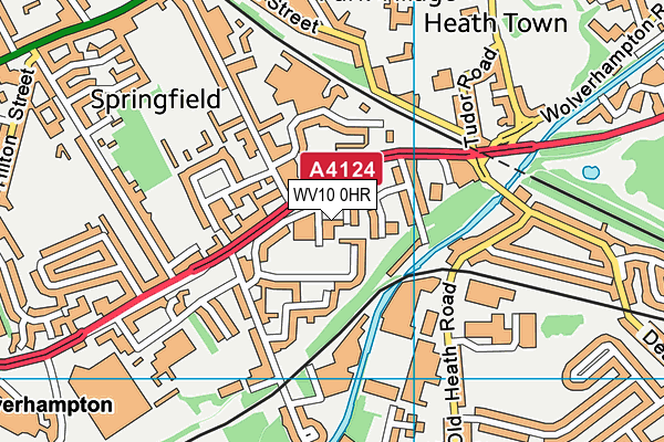 WV10 0HR map - OS VectorMap District (Ordnance Survey) WV10 0HR map - OS VectorMap District (Ordnance Survey)
