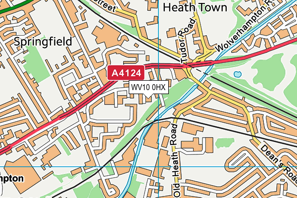 WV10 0HX map - OS VectorMap District (Ordnance Survey) WV10 0HX map - OS VectorMap District (Ordnance Survey)