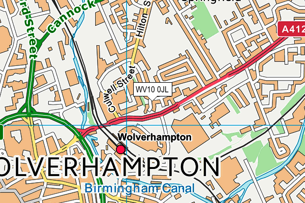 WV10 0JL map - OS VectorMap District (Ordnance Survey) WV10 0JL map - OS VectorMap District (Ordnance Survey)