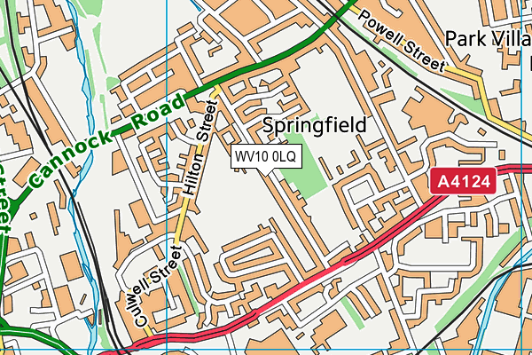 WV10 0LQ map - OS VectorMap District (Ordnance Survey) WV10 0LQ map - OS VectorMap District (Ordnance Survey)