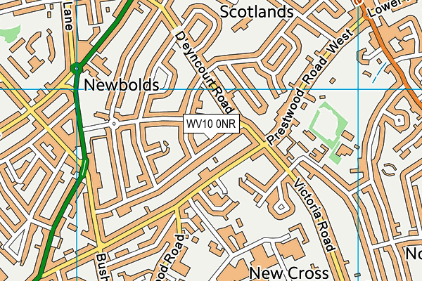 WV10 0NR map - OS VectorMap District (Ordnance Survey) WV10 0NR map - OS VectorMap District (Ordnance Survey)