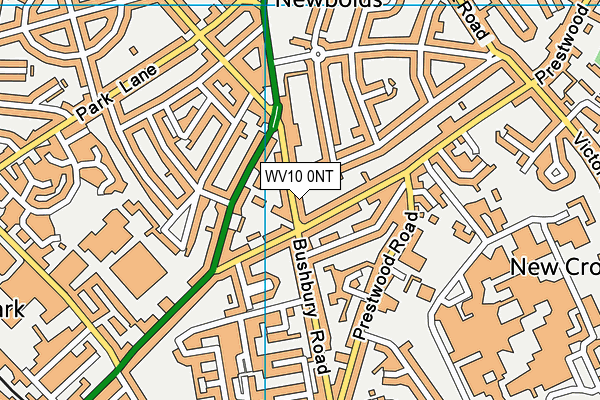 WV10 0NT map - OS VectorMap District (Ordnance Survey) WV10 0NT map - OS VectorMap District (Ordnance Survey)