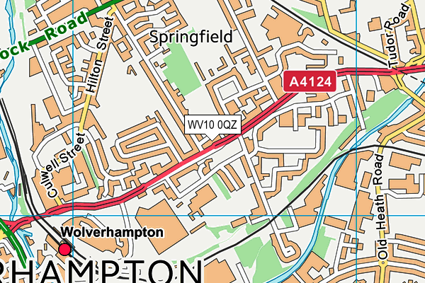 WV10 0QZ map - OS VectorMap District (Ordnance Survey) WV10 0QZ map - OS VectorMap District (Ordnance Survey)