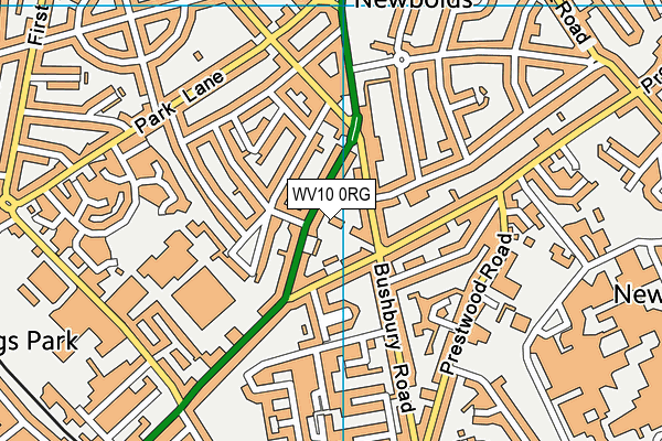 WV10 0RG map - OS VectorMap District (Ordnance Survey) WV10 0RG map - OS VectorMap District (Ordnance Survey)