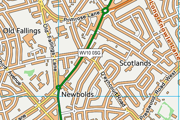 WV10 0SG map - OS VectorMap District (Ordnance Survey) WV10 0SG map - OS VectorMap District (Ordnance Survey)
