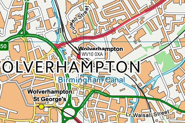 WV10 0XA map - OS VectorMap District (Ordnance Survey) WV10 0XA map - OS VectorMap District (Ordnance Survey)