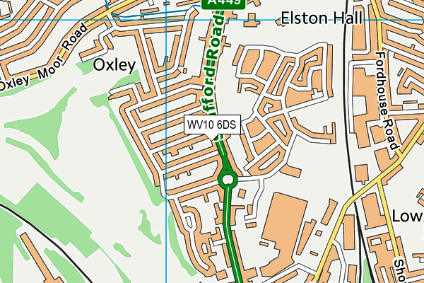 WV10 6DS map - OS VectorMap District (Ordnance Survey) WV10 6DS map - OS VectorMap District (Ordnance Survey)