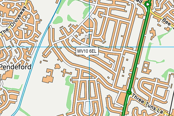 WV10 6EL map - OS VectorMap District (Ordnance Survey) WV10 6EL map - OS VectorMap District (Ordnance Survey)