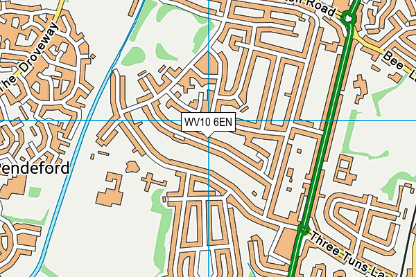 WV10 6EN map - OS VectorMap District (Ordnance Survey) WV10 6EN map - OS VectorMap District (Ordnance Survey)