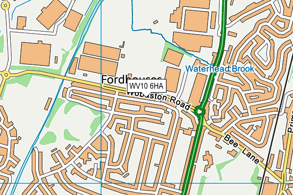 WV10 6HA map - OS VectorMap District (Ordnance Survey) WV10 6HA map - OS VectorMap District (Ordnance Survey)