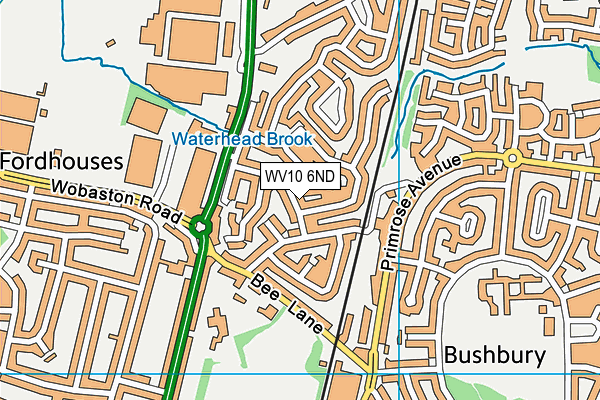 WV10 6ND map - OS VectorMap District (Ordnance Survey) WV10 6ND map - OS VectorMap District (Ordnance Survey)