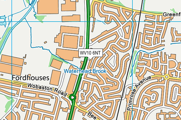 WV10 6NT map - OS VectorMap District (Ordnance Survey) WV10 6NT map - OS VectorMap District (Ordnance Survey)