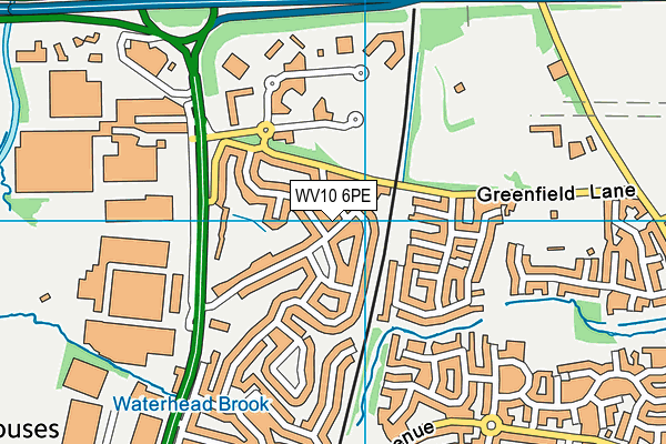WV10 6PE map - OS VectorMap District (Ordnance Survey) WV10 6PE map - OS VectorMap District (Ordnance Survey)