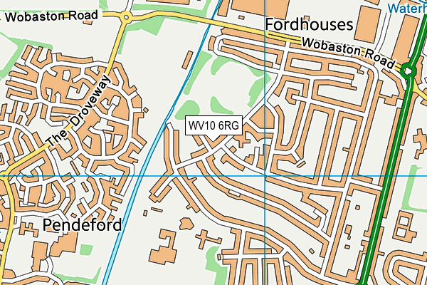WV10 6RG map - OS VectorMap District (Ordnance Survey) WV10 6RG map - OS VectorMap District (Ordnance Survey)