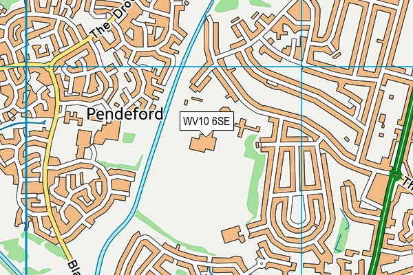 WV10 6SE map - OS VectorMap District (Ordnance Survey) WV10 6SE map - OS VectorMap District (Ordnance Survey)