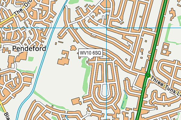 WV10 6SQ map - OS VectorMap District (Ordnance Survey) WV10 6SQ map - OS VectorMap District (Ordnance Survey)