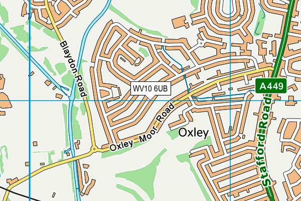 WV10 6UB map - OS VectorMap District (Ordnance Survey) WV10 6UB map - OS VectorMap District (Ordnance Survey)