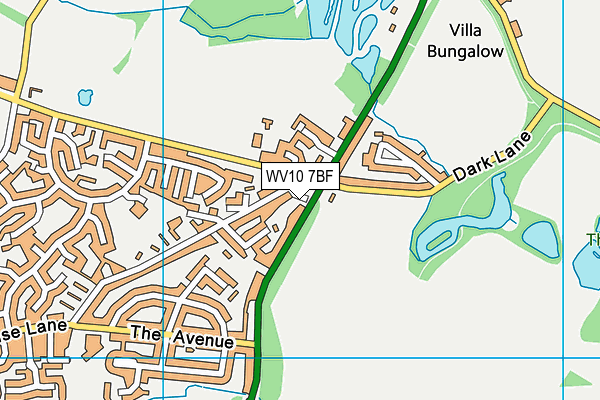 WV10 7BF map - OS VectorMap District (Ordnance Survey) WV10 7BF map - OS VectorMap District (Ordnance Survey)