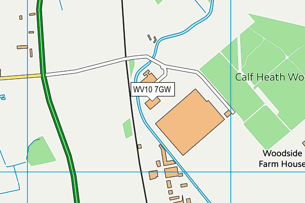 WV10 7GW map - OS VectorMap District (Ordnance Survey) WV10 7GW map - OS VectorMap District (Ordnance Survey)