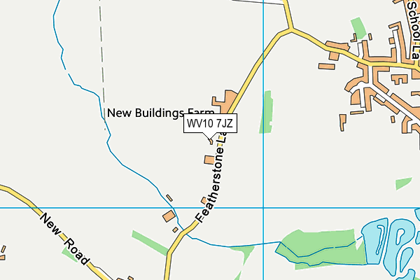 WV10 7JZ map - OS VectorMap District (Ordnance Survey) WV10 7JZ map - OS VectorMap District (Ordnance Survey)