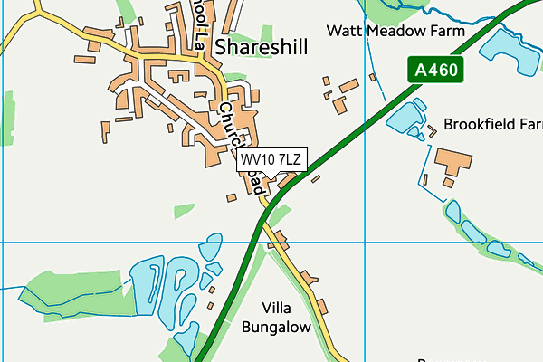 WV10 7LZ map - OS VectorMap District (Ordnance Survey) WV10 7LZ map - OS VectorMap District (Ordnance Survey)