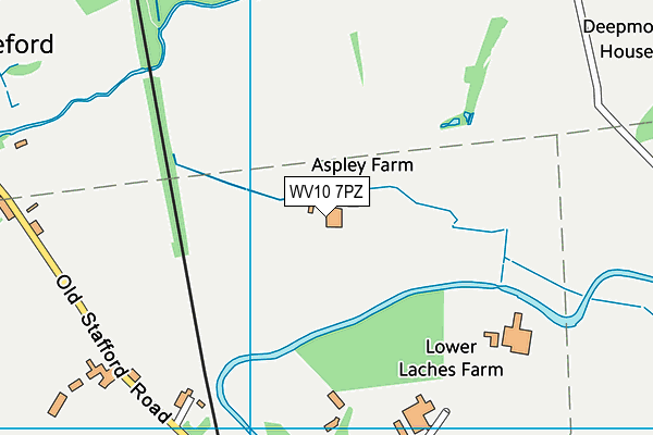 WV10 7PZ map - OS VectorMap District (Ordnance Survey) WV10 7PZ map - OS VectorMap District (Ordnance Survey)