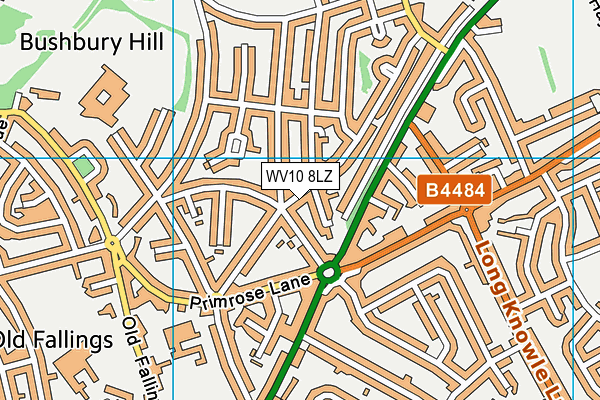 WV10 8LZ map - OS VectorMap District (Ordnance Survey) WV10 8LZ map - OS VectorMap District (Ordnance Survey)