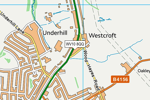 WV10 8QQ map - OS VectorMap District (Ordnance Survey) WV10 8QQ map - OS VectorMap District (Ordnance Survey)