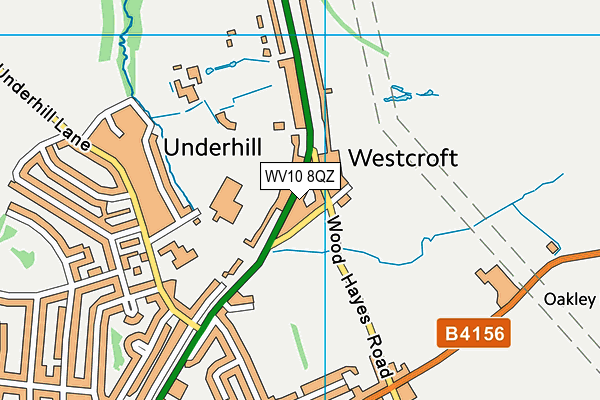WV10 8QZ map - OS VectorMap District (Ordnance Survey) WV10 8QZ map - OS VectorMap District (Ordnance Survey)